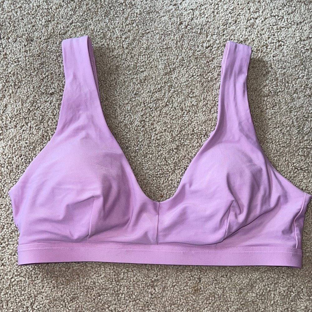 Pink lululemon swim top